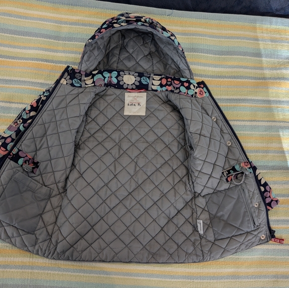 ⭐ Hanna Andersson floral winter coat size 110 / 4 - Picture 8 of 13